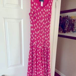 Ladies maxi flair dress